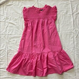 Strut & Bolt Bright Pink Flared Mini Dress Women’s Small Like New
